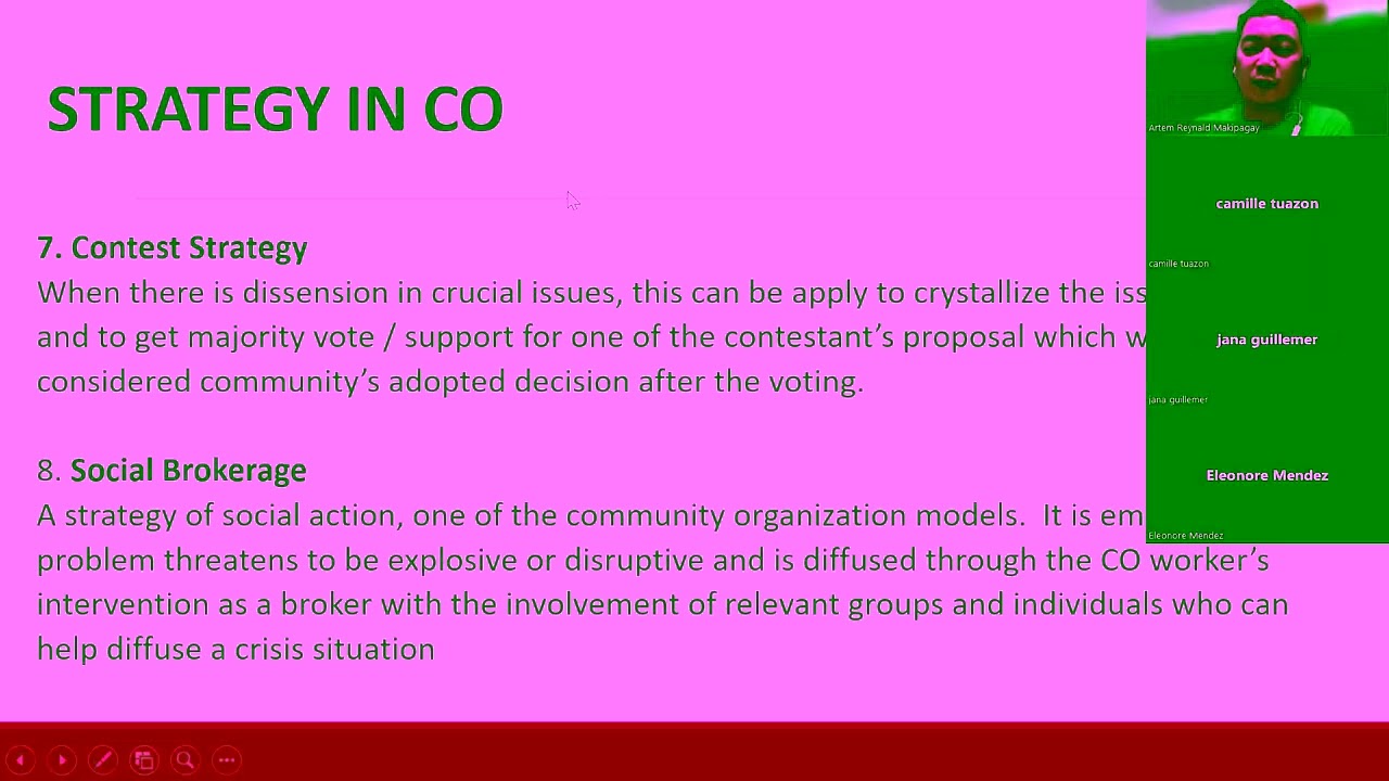 Community Organizing 7/11