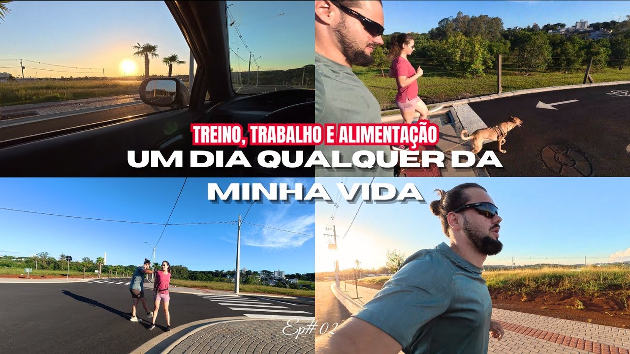 Treino, trabalho e Alimentação : Um dia simples de uma vida normal.