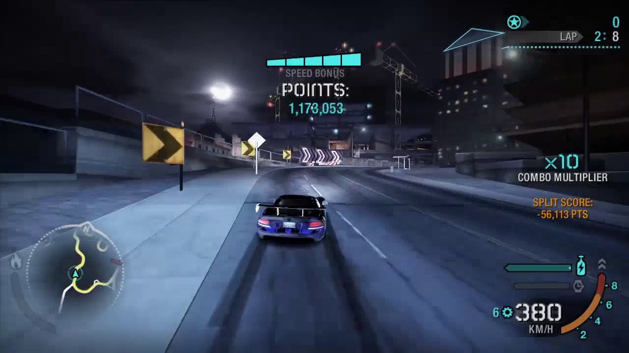 NFS Carbon Drift \ Starlight Strip(8 laps) \ Viper