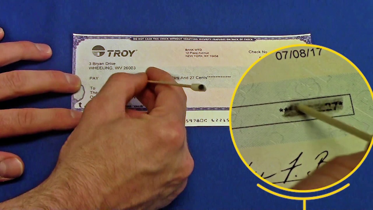 TROY MICR Toner Secure Combats Check Fraud