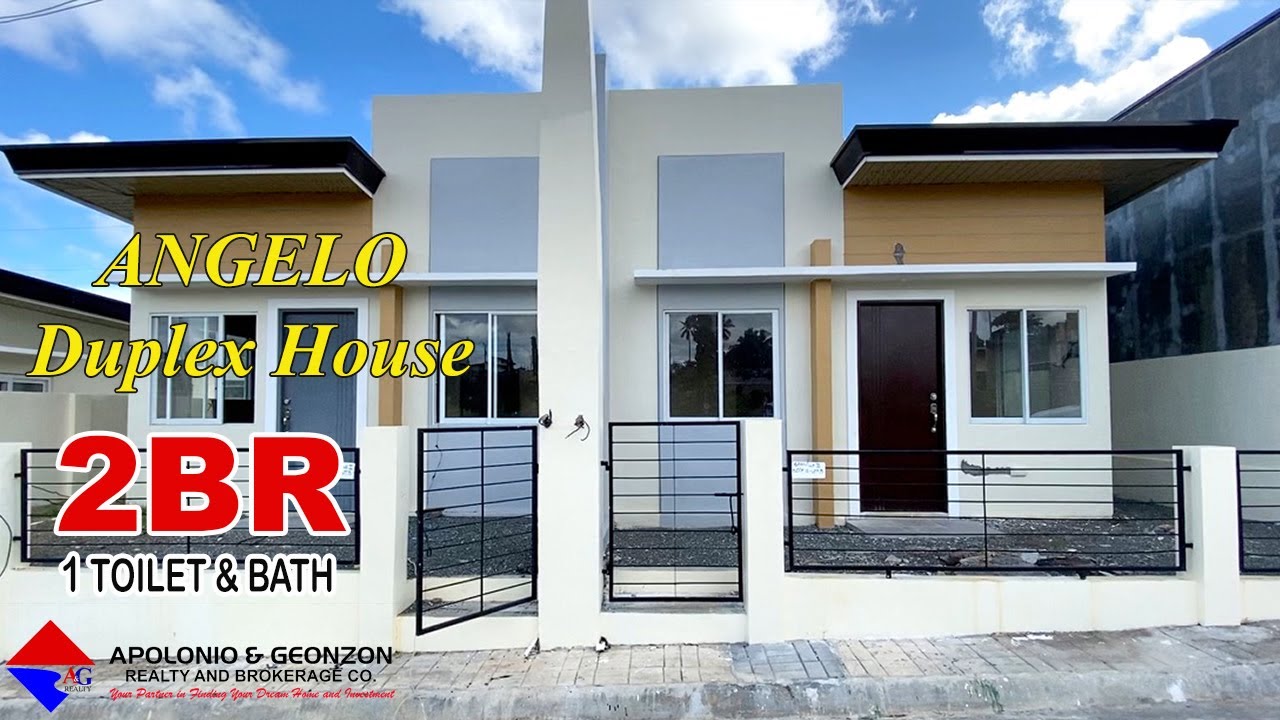 AFFORDABLE ELEGANT Angelo Duplex House for Sale at Granville 3 Subdivision, Davao City