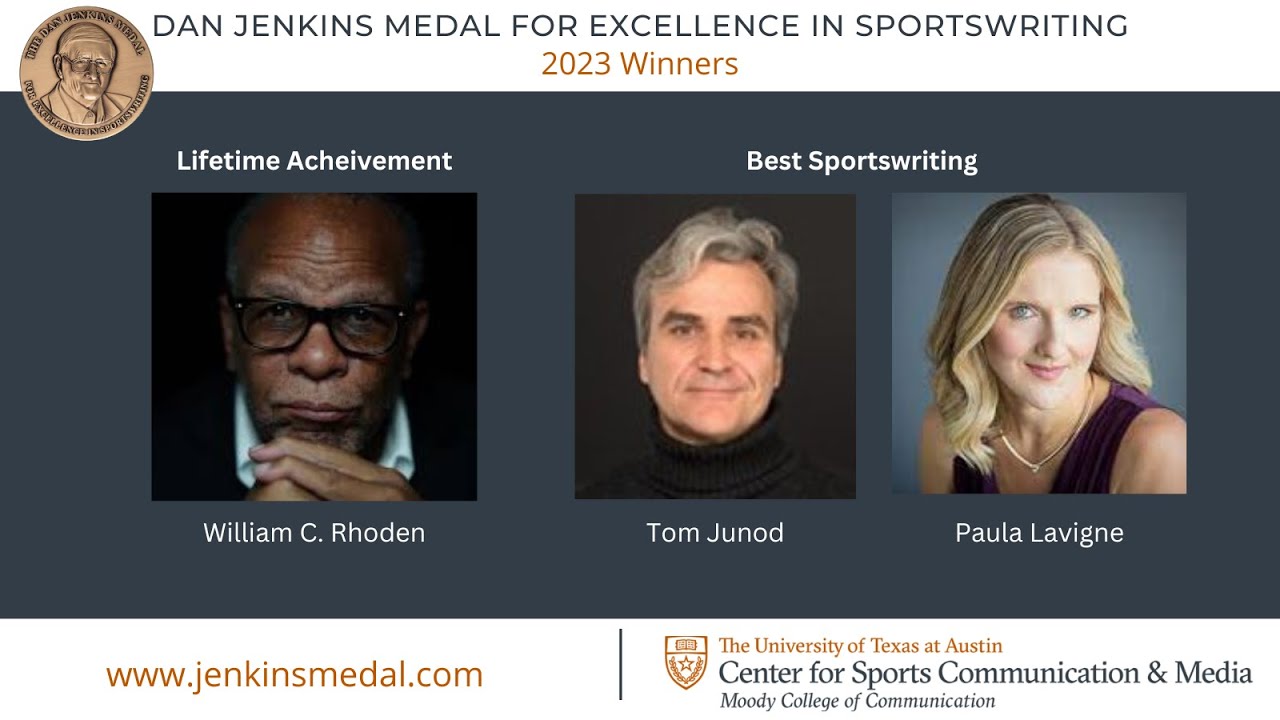 2023 Dan Jenkins Medal for Excellence in Sportswriting Awards Dinner