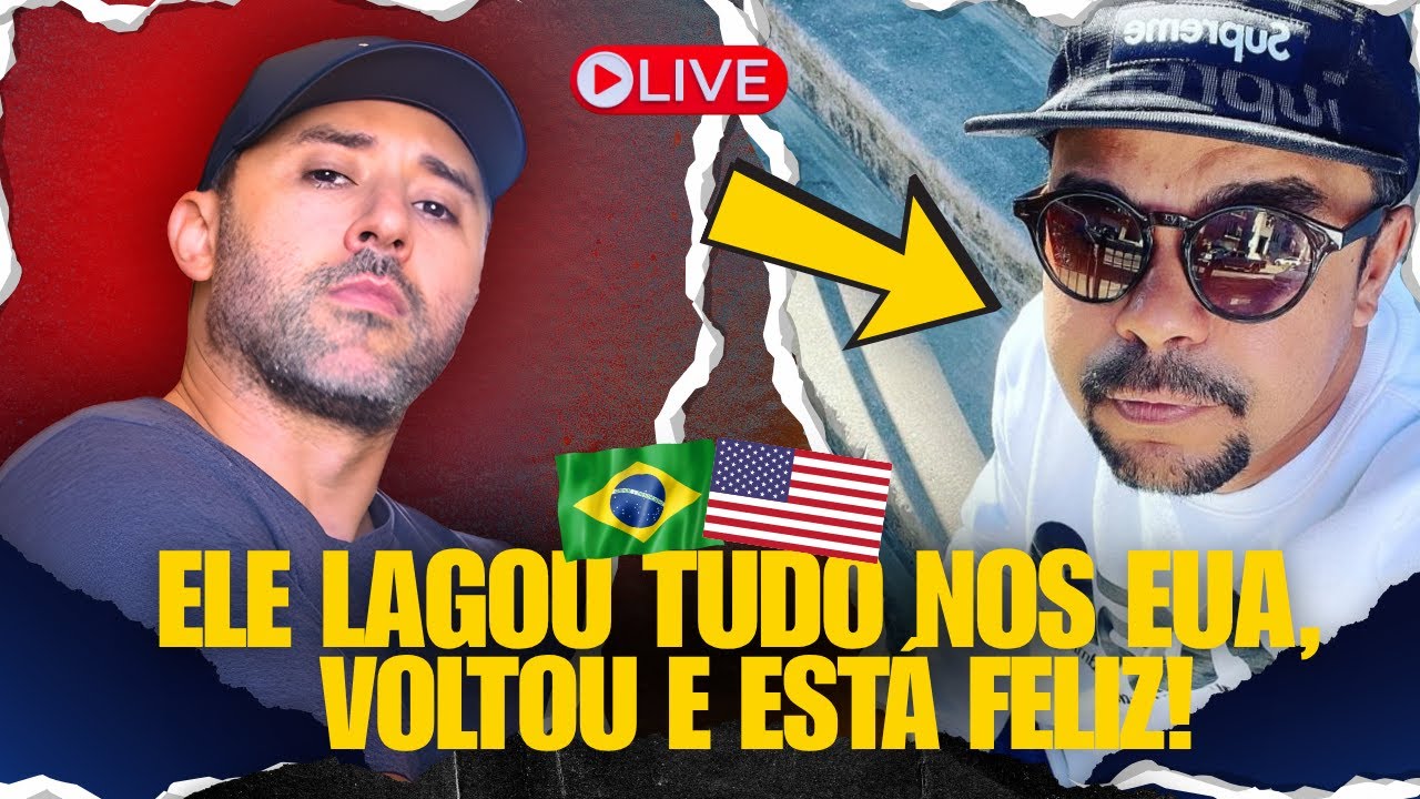 Ele largou tudo na América pra viver com pouco no Brasil… e está FELIZ!