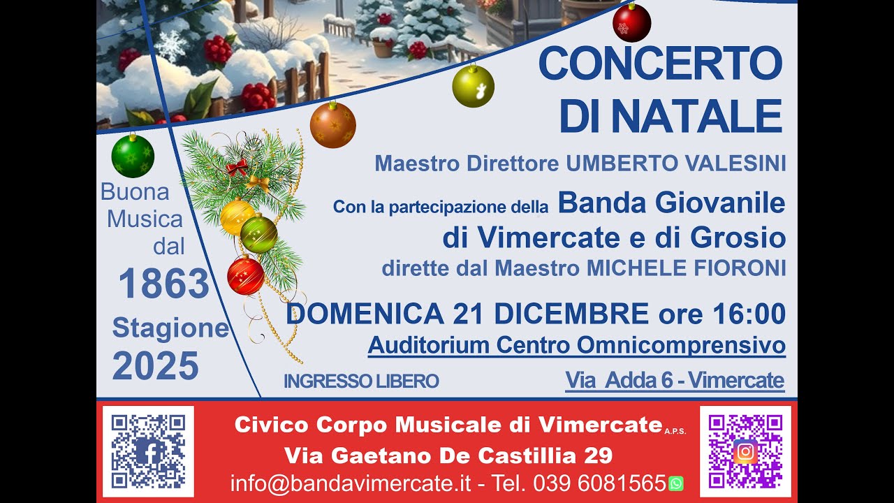 Concerto di Natale 2025