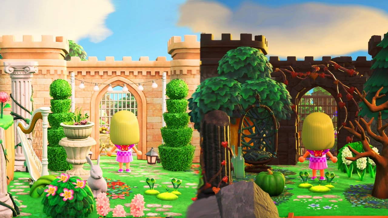 L’ÎLE FÉERIQUE LA PLUS DARK d’Animal Crossing 😱🖤 | Idée déco ACNH
