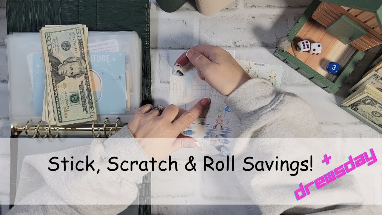 Stick, Scratch & Roll |  Saving for my Expenses #money #cashstuffing