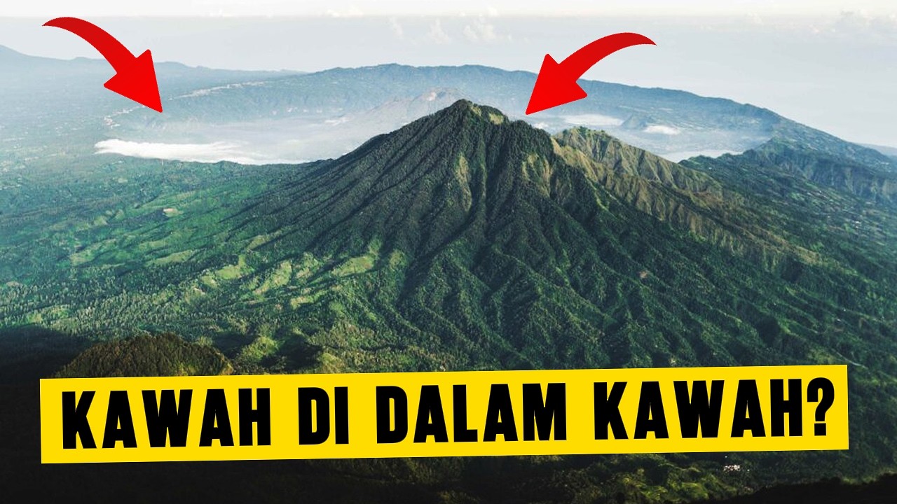 Letusan Purba 29 Ribu Tahun Lalu! Inilah Asal-usul Kawah Ganda Gunung Batur