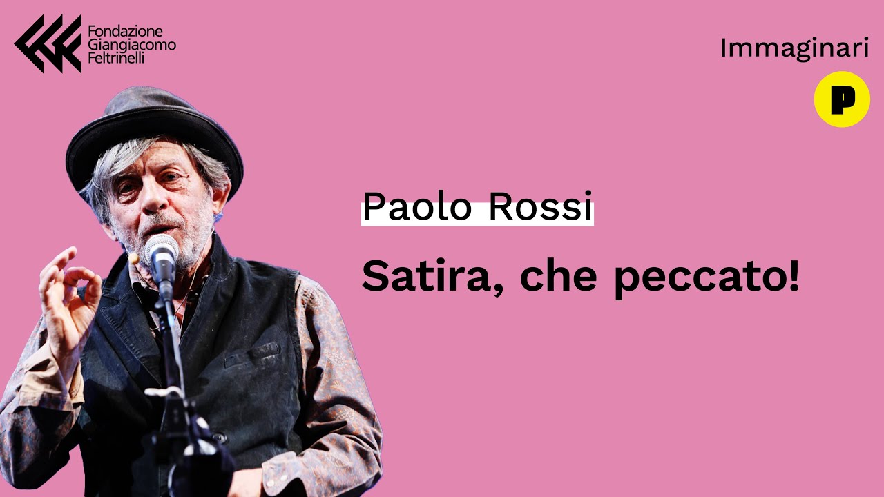 L'esilarante intervento di Paolo Rossi durante il festival "Satira, Che peccato!"