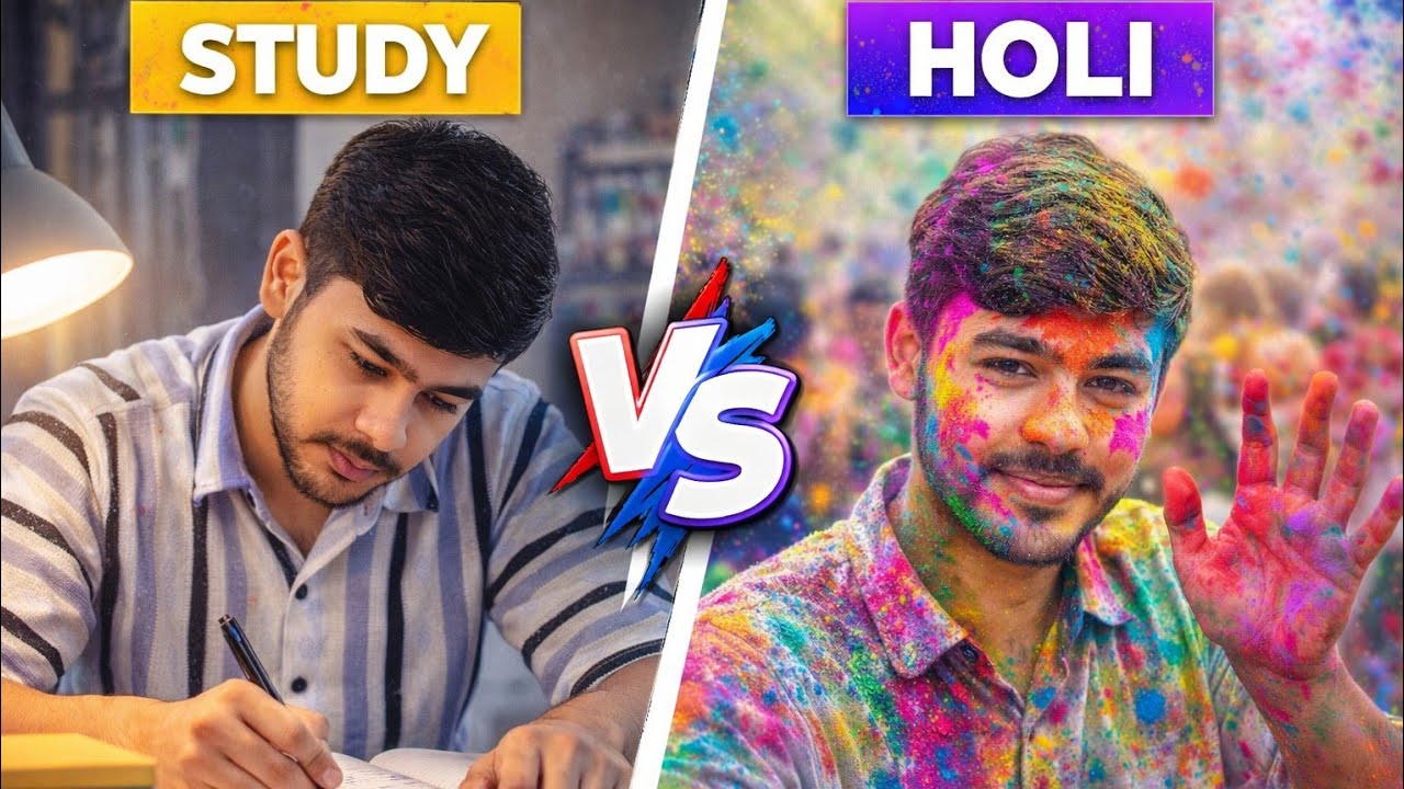 Happy Holi Friends 🫟👀😊Rishikesh Study Point  is live!
