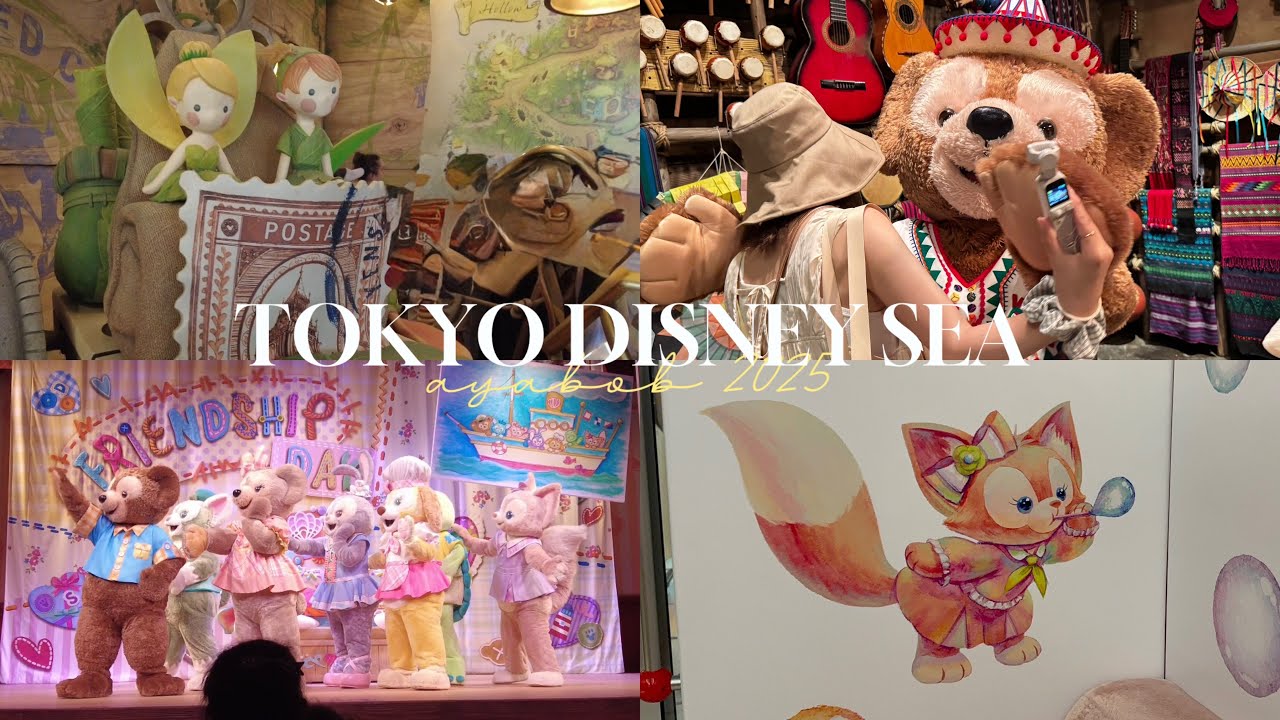 真夏のTokyo DisneySeaで癒しの1日🧸🌿Duffy Show & Fantasy Springs | Summer 2025 | Colorful Happiness🫧🌈