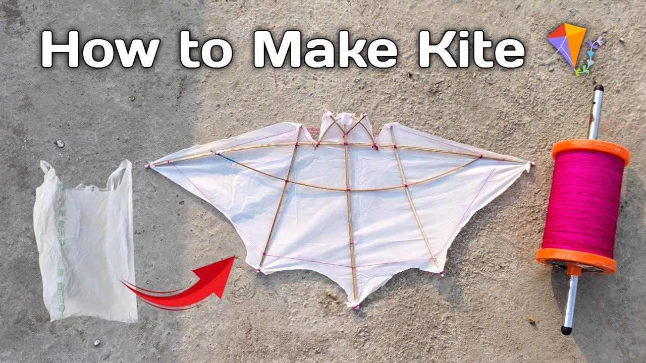 पतंग बनाना सीखें ✂️ | Easy bird kite Making Tutorial | How to Make Kite at Home  
