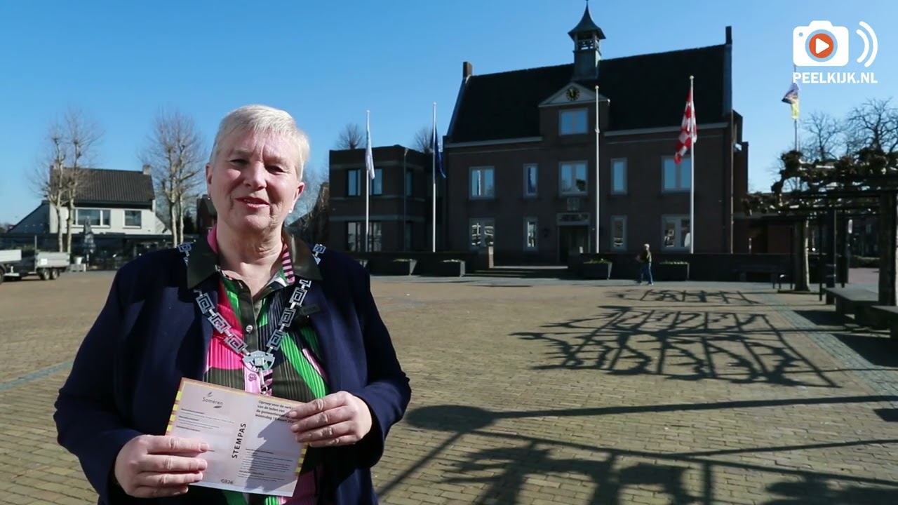 Burgemeester Someren roept op Laat je stem niet verloren gaan op 18 maart 2026