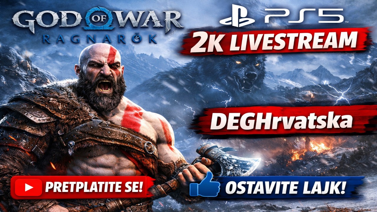 God of War Ragnarök ČETRNAESTA EPIZODA /EP.14/DEGHrvatska/PS5 GamePlay