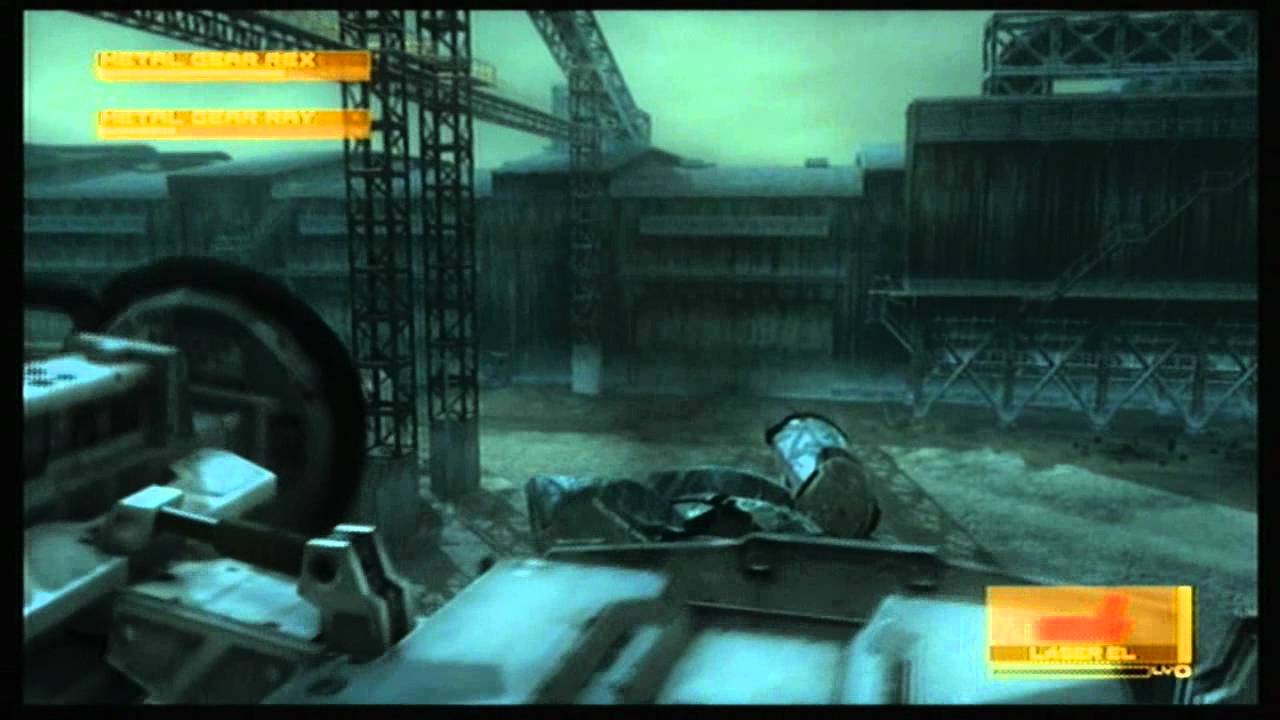 MGS4 Videoguía Metal Gear REX vs Metal Gear RAY EXTREMO THE BOSS