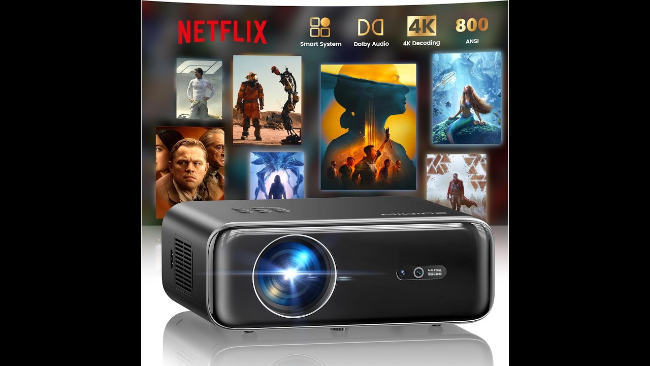 Review: WiMiUS P62 Pro Smart Projector – 4K, Dolby Audio & Auto Focus