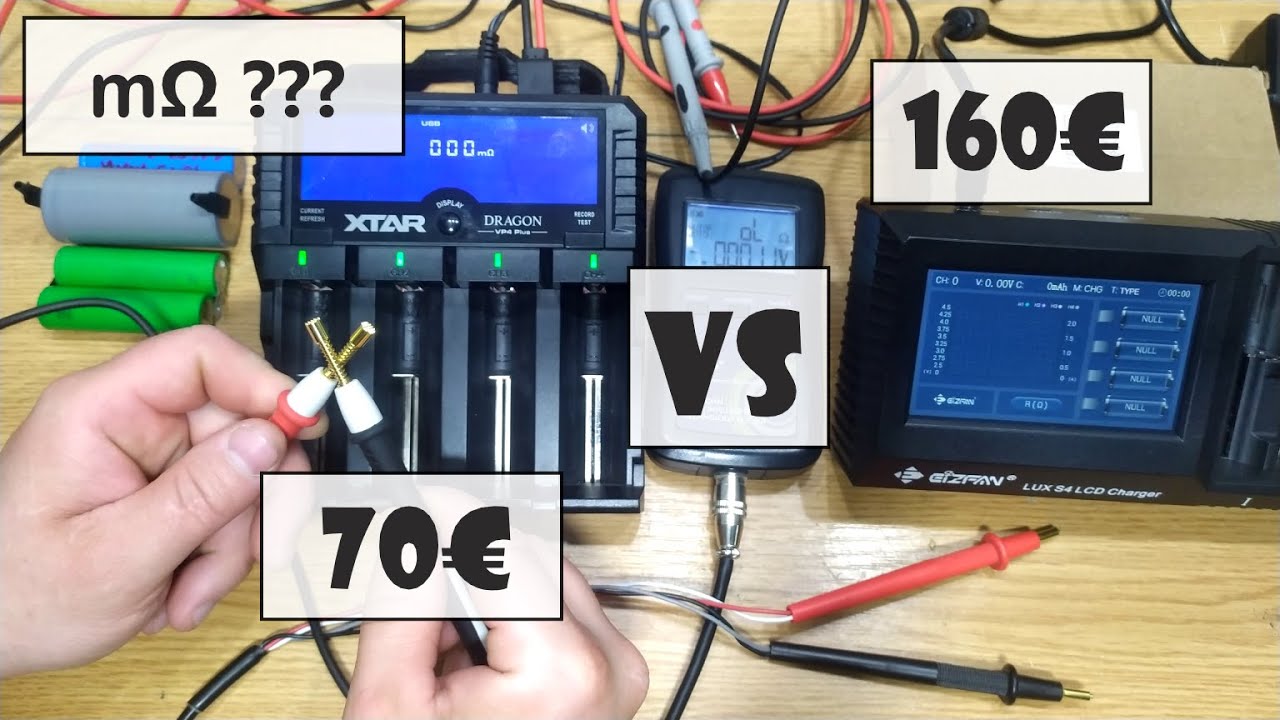 Porovnanie profesionálnej nabíjačky LUX S4 LCD s nabíjačkou Xtar vp4 plus dragon.