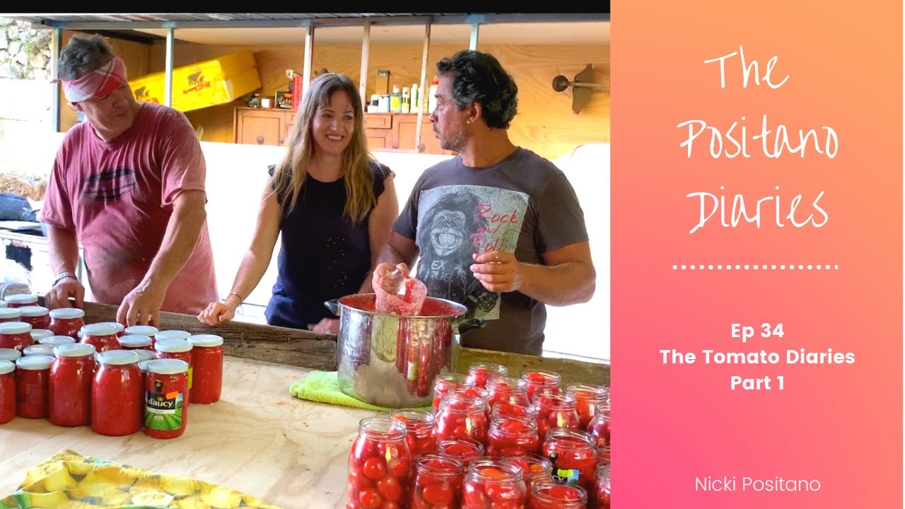 HOW TO CAN TOMATOES -   The Positano Diaries - EP 34