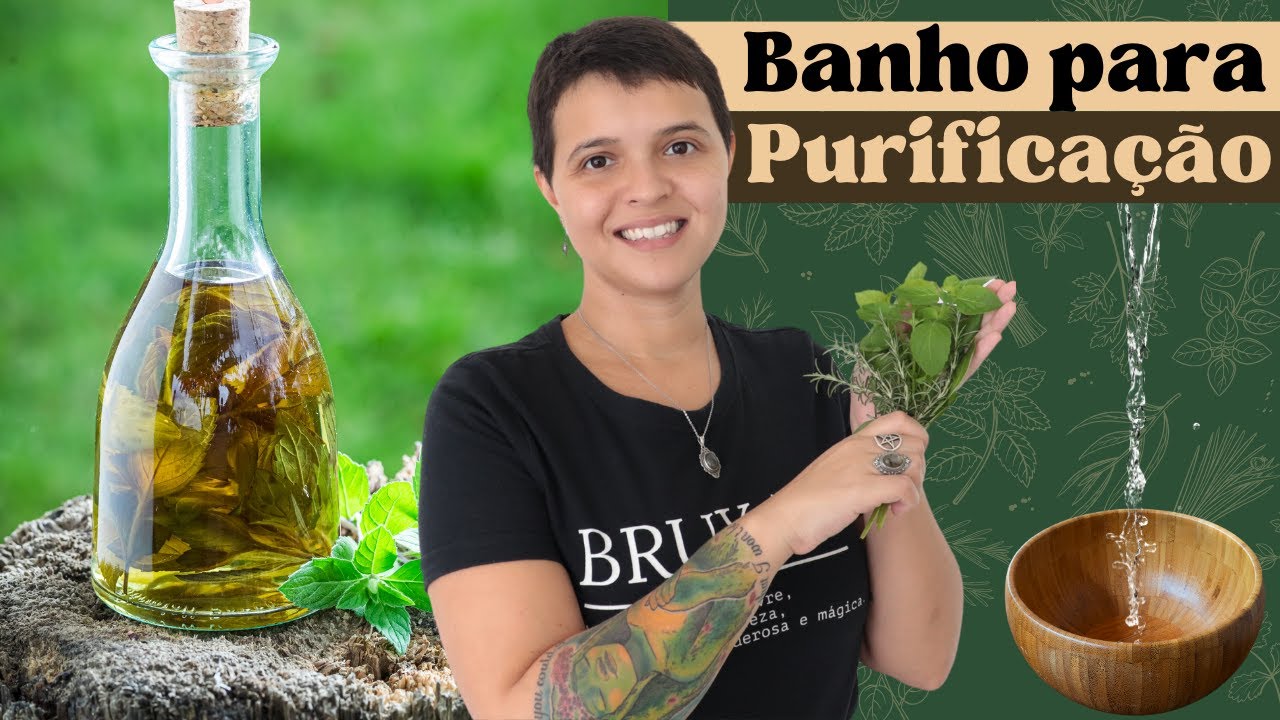Como fazer um Banho de Ervas para Purificação Energética e Espiritual - Bruxaria e Magia Natural