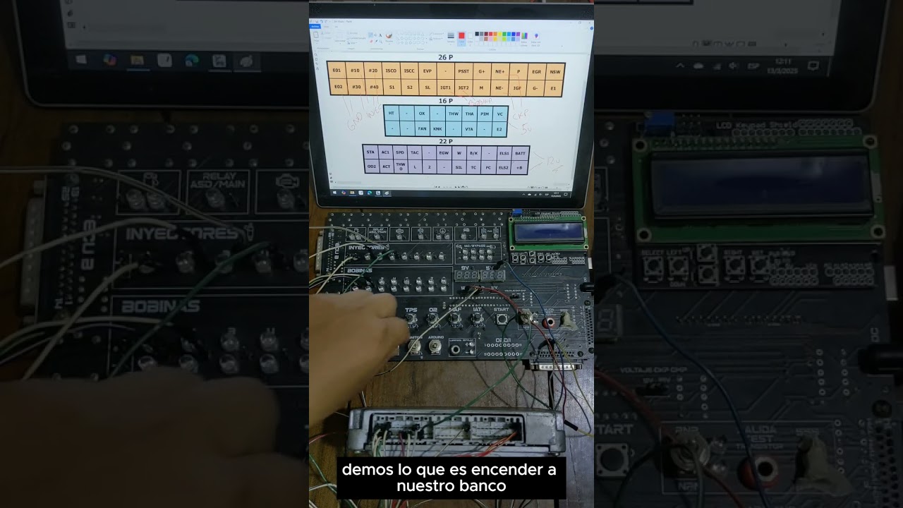 Banqueo de ECU Toyota motor 3s-Fe | Como revisar una Computadora Automotriz