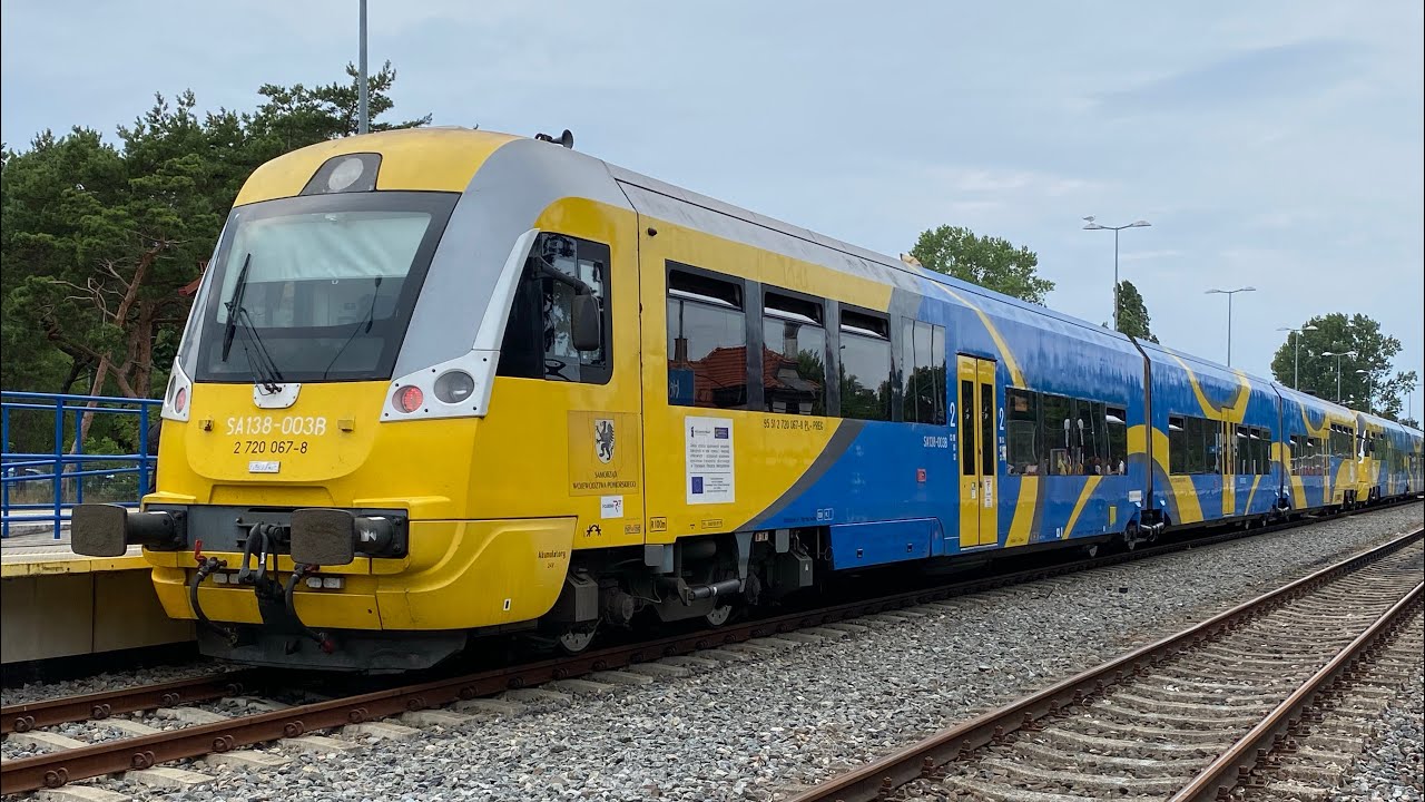 Przejazd Szynobusem Newag 220M SA138 PolRegio na R90525🚆z Władysławowa na Hel przez Półwysep Helski