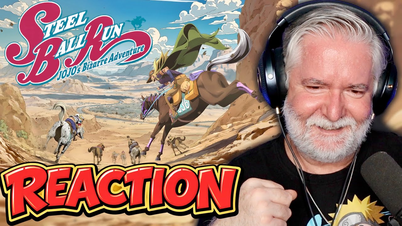 STEEL BALL RUN | JoJo’s Bizarre Adventure | Official Trailer  | REACTION