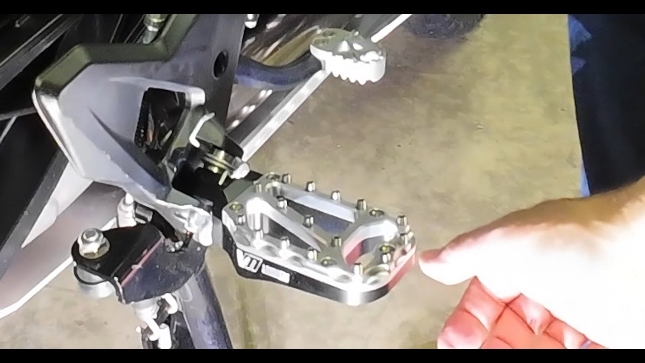 Husqvarna Norden 901 Expedition Vanasche Motorsports Foot Pegs Install 417
