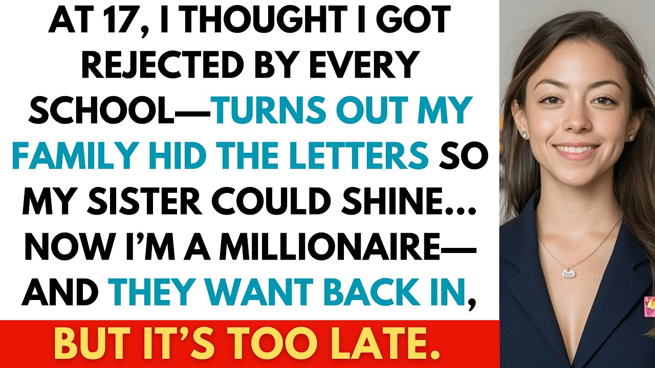 Revenge Story: I Got a Full Ride to USC... But My Family Hid the Letter—Now They Need My Help...