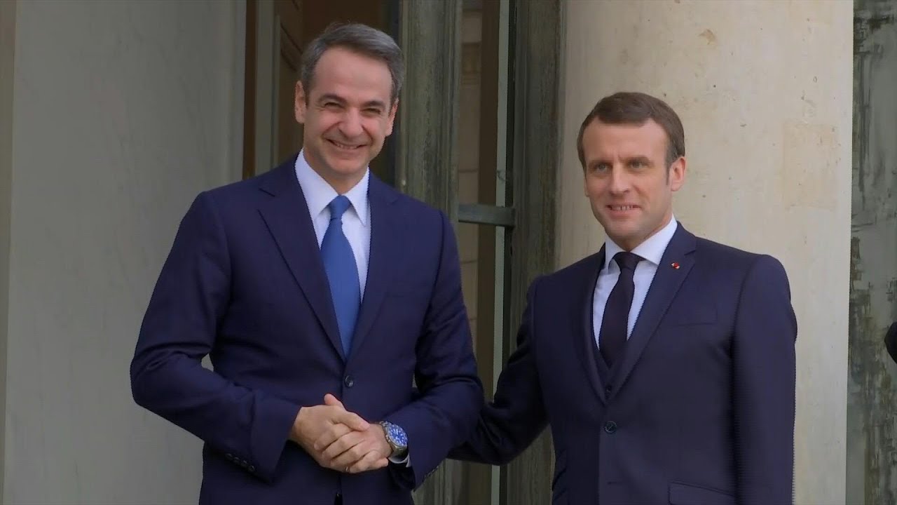 France's Macron meets Greek PM Mitsotakis in Paris | AFP