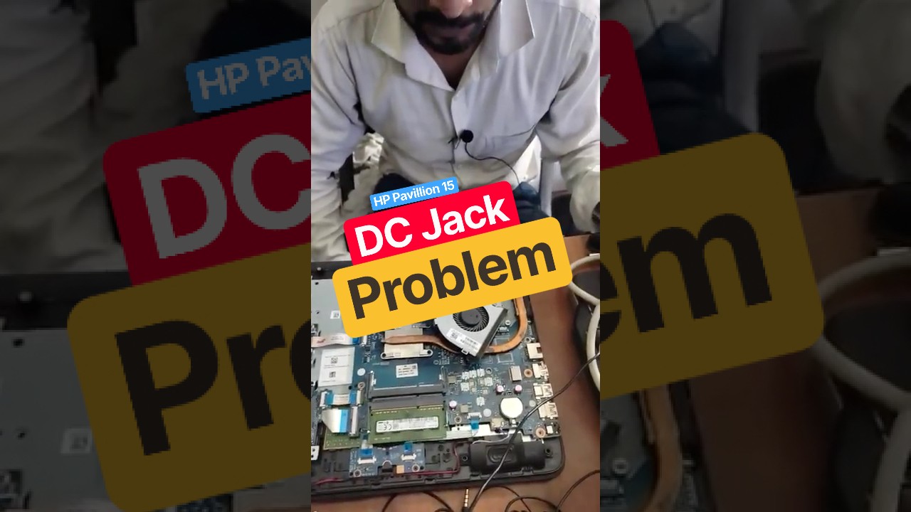 HP Pavilion 15 laptop dc jack problem | HP Laptop Charging Point Repair  #Gurgaon #Delhi