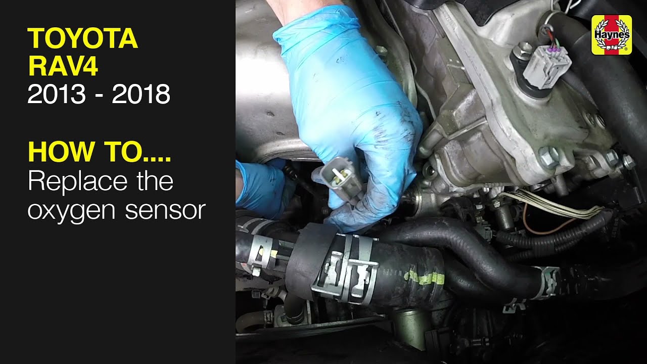 How to Replace the oxygen sensor on the Toyota RAV4 2013 to 2018