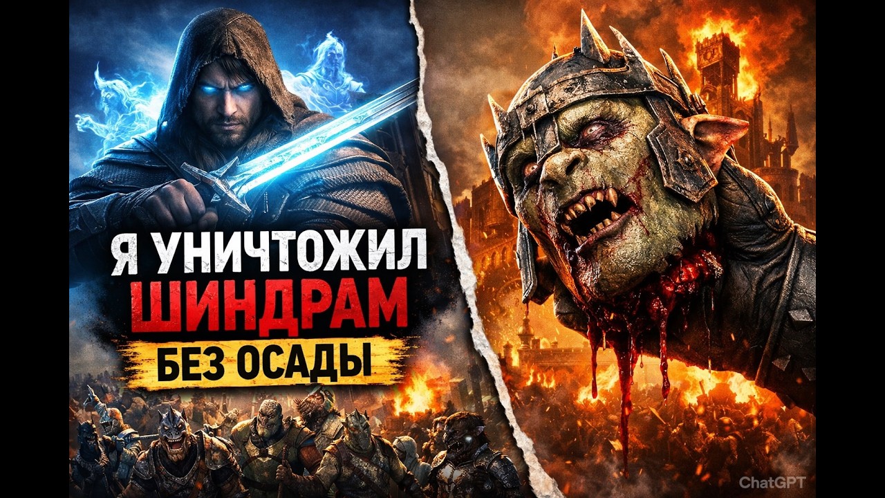 Я УНИЧТОЖИЛ ШИНДРАМ БЕЗ ОСАДЫ | Захват через предательство #shadowofwar #властелинколец