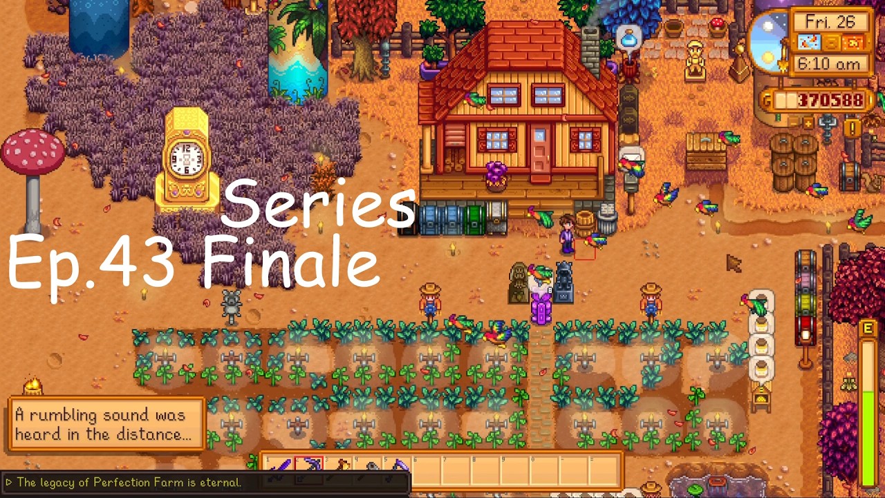 Прохождение игры Stardew Valley Imperfect Perfection Speedrun — Финал 43-го эпизода.