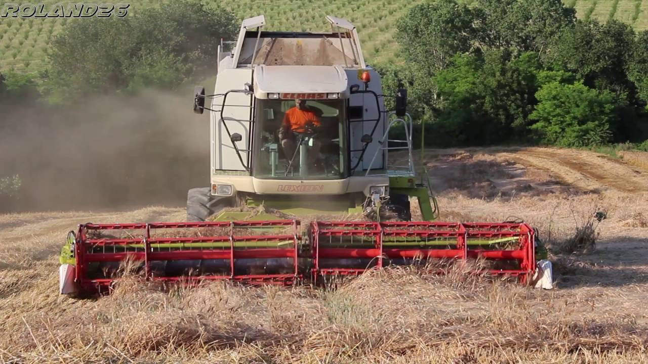 Claas Lexion 460 + Cressoni CRX Sojaflex 730 [Harvest Season 2016]