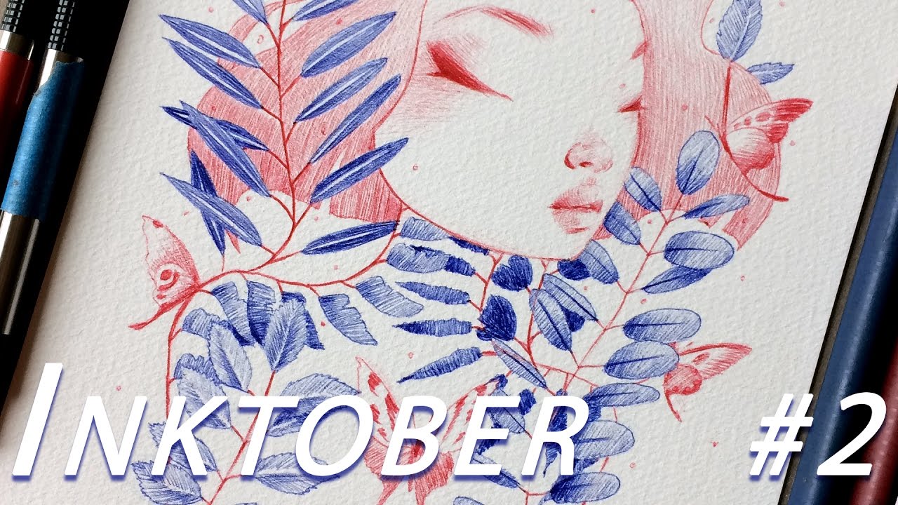 Inktober Day 2 - Ballpoint Pen Drawing