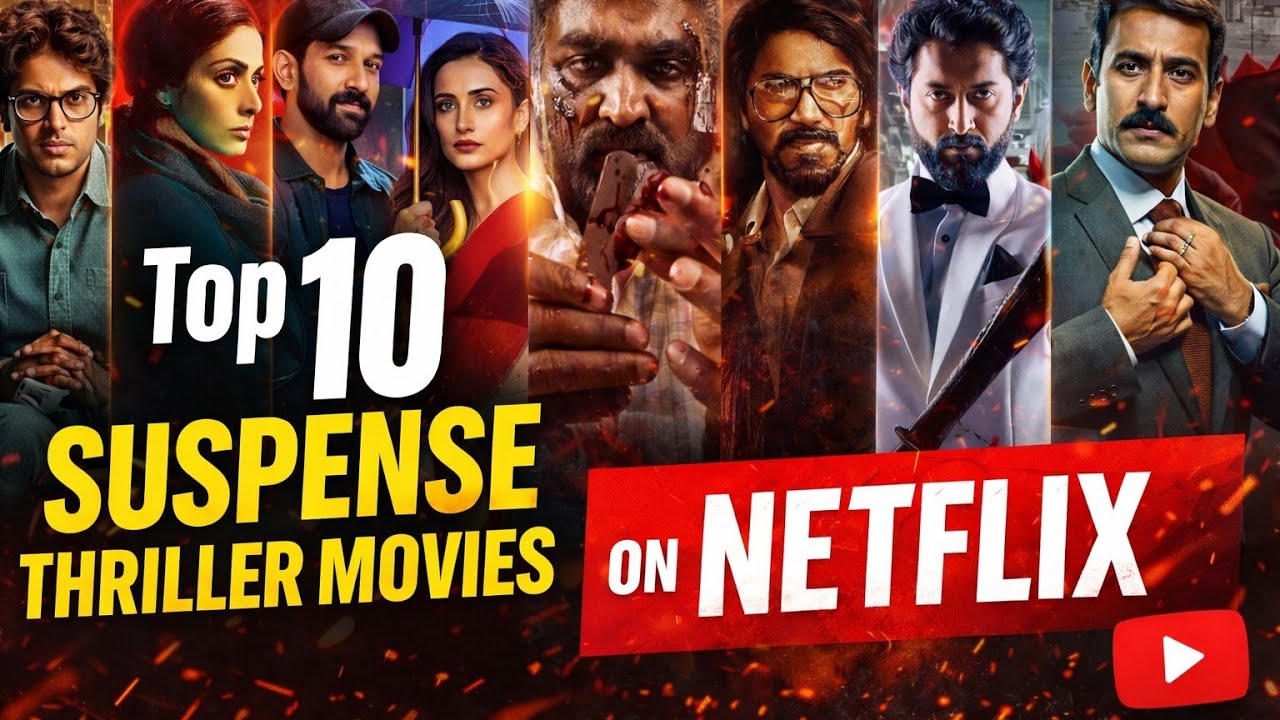 Best Suspense Thriller Movies on Netflix in Hindi | 2026 Recommendations 