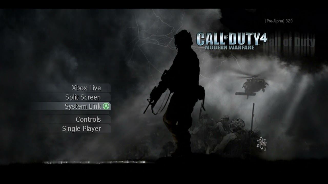 COD4:MW Pre-Alpha 328 (2007-06-11) Main Menu Theme
