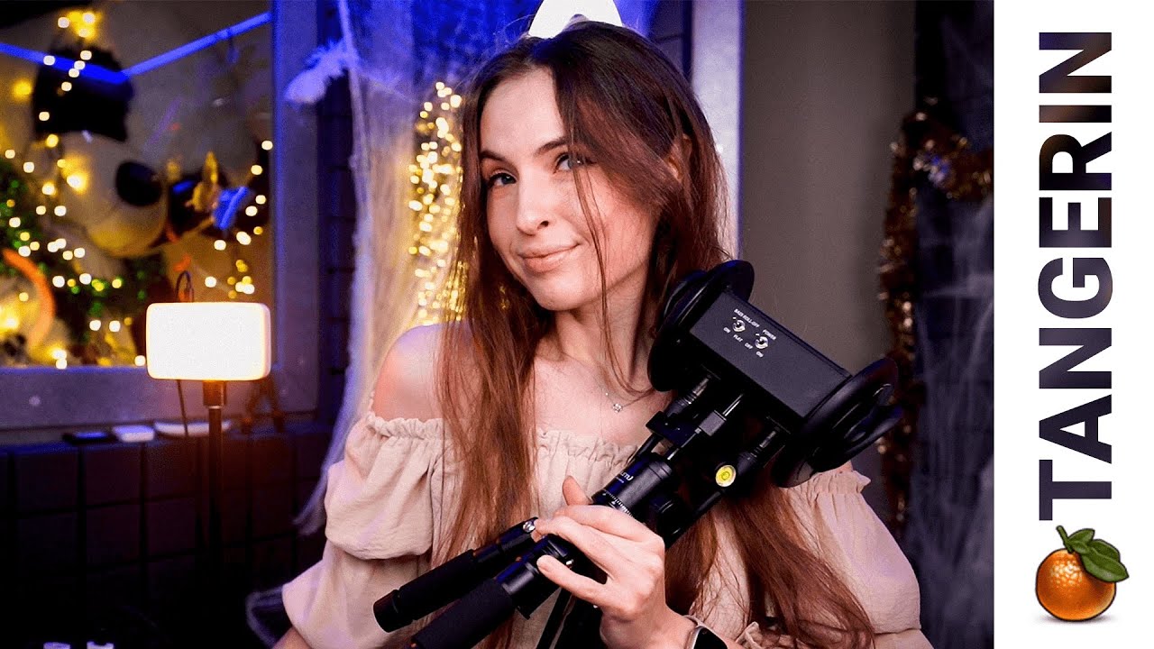 ASMR Inaudible Whispering / Mouth Sounds / Ear Massage | Tangerin