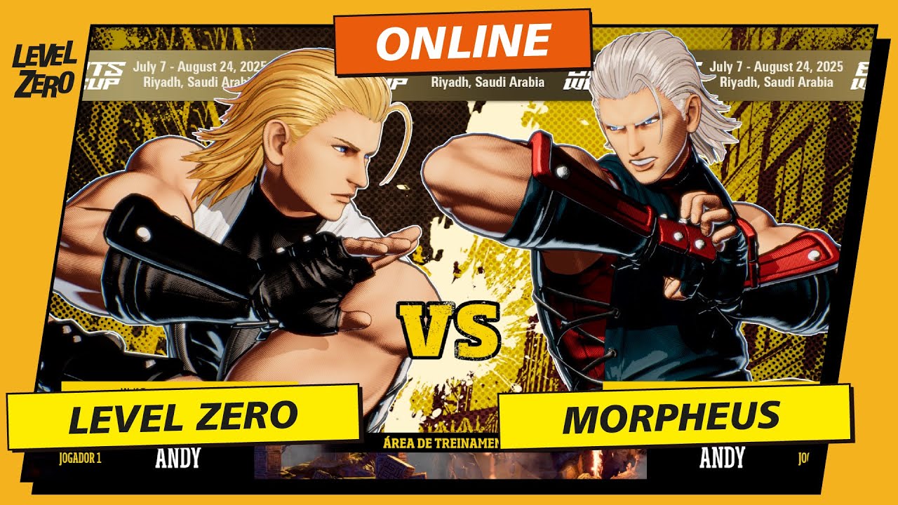 FATAL FURY CITY OF THE WOLVES - LEVEL ZERO ( Andy ) VS ( Andy ) MORPHEUS - ONLINE MATCH