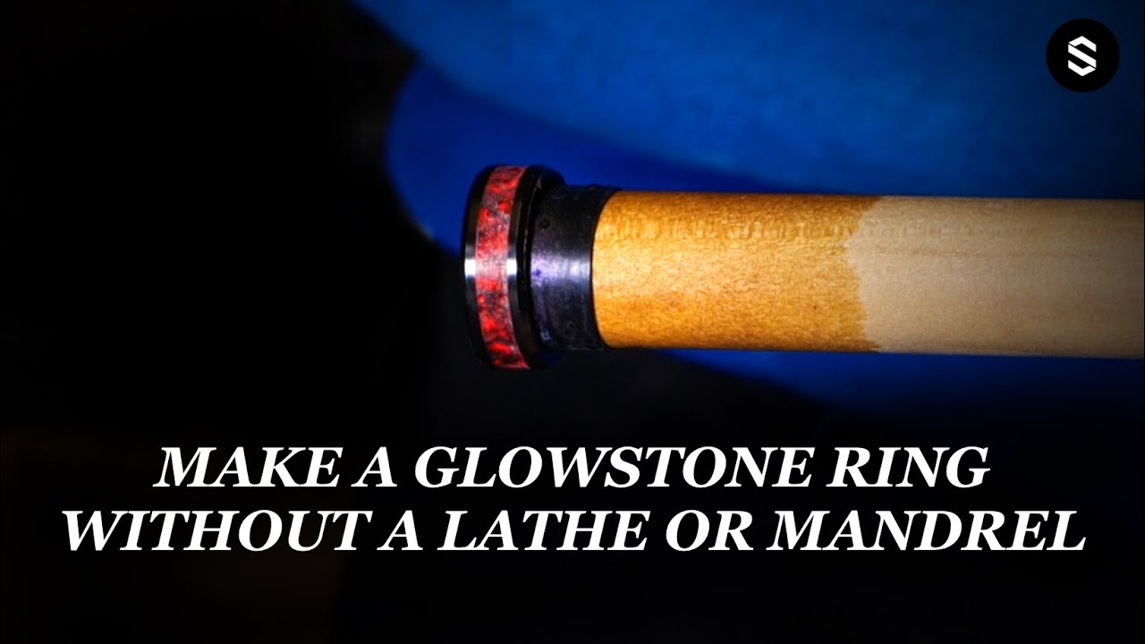 How To Make A Glowing Inlay Ring Without a Lathe or Mandrel