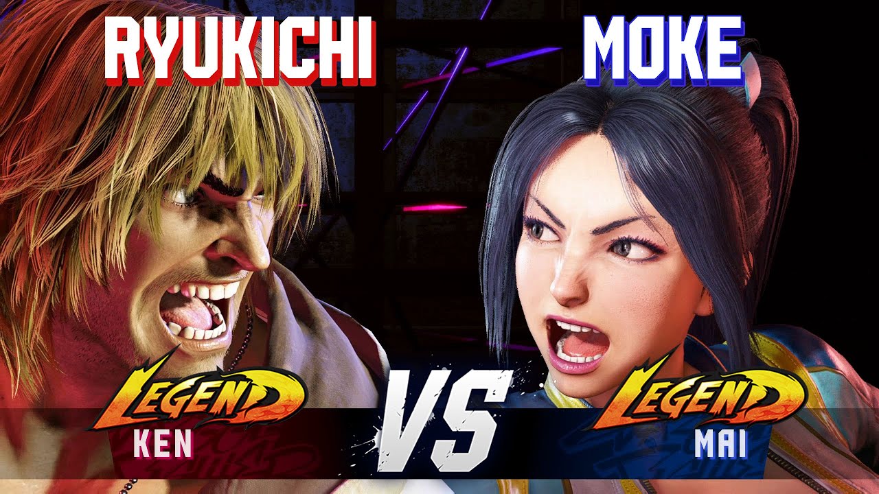 SF6 ▰ RYUKICHI (Ken) vs MOKE (Mai) ▰ High Level Gameplay