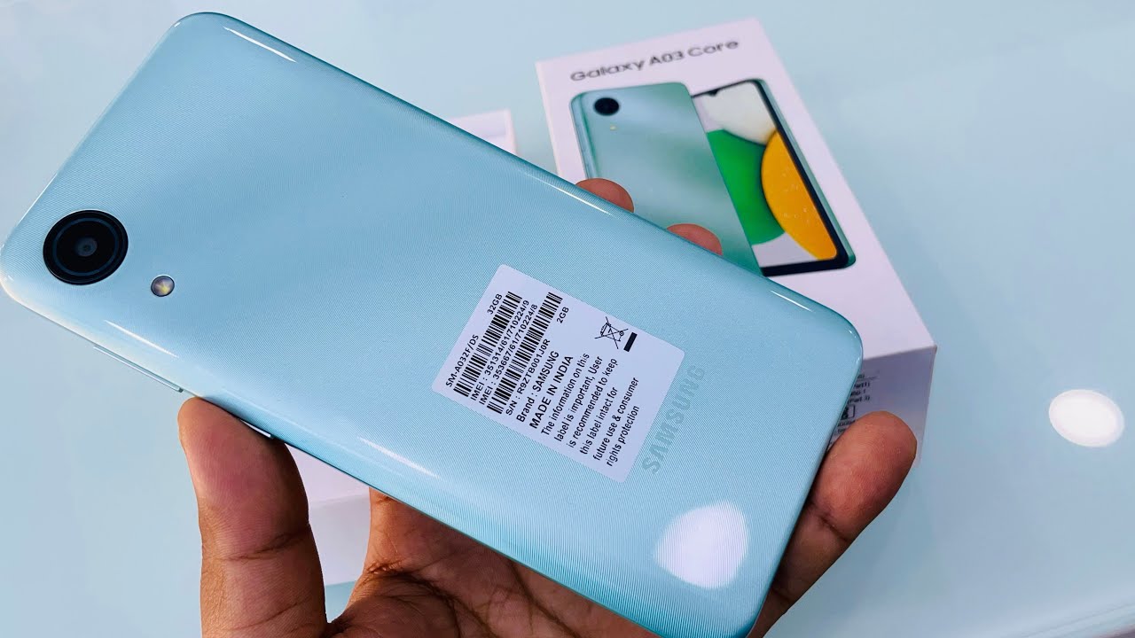 Samsung Galaxy A03 Core Mint Unboxing, First Look & Review 🔥| Best Budget smartphone ?
