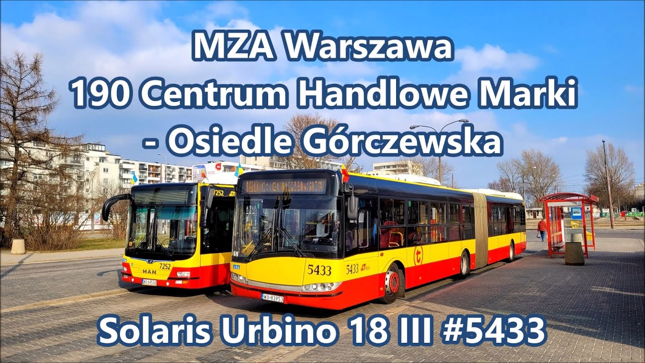MZA Warszawa - linia 190, Solaris Urbino 18 III #5433