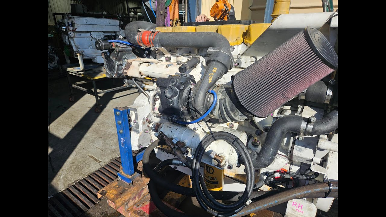 Max hp marine 1120 HP C18 Cat snippit of dyno run