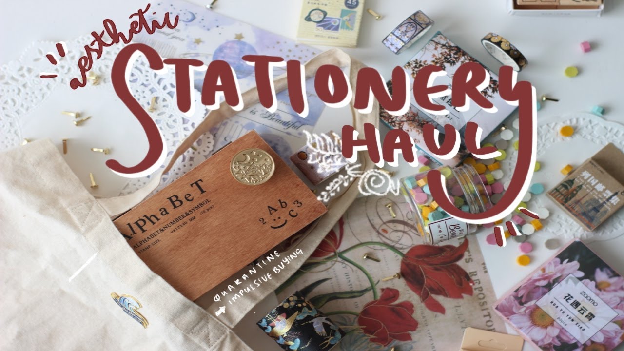 🌻 HUGE aesthetic stationery haul (washi tapes, wax seals, etc) with meanings of designs | SHOPEEMY