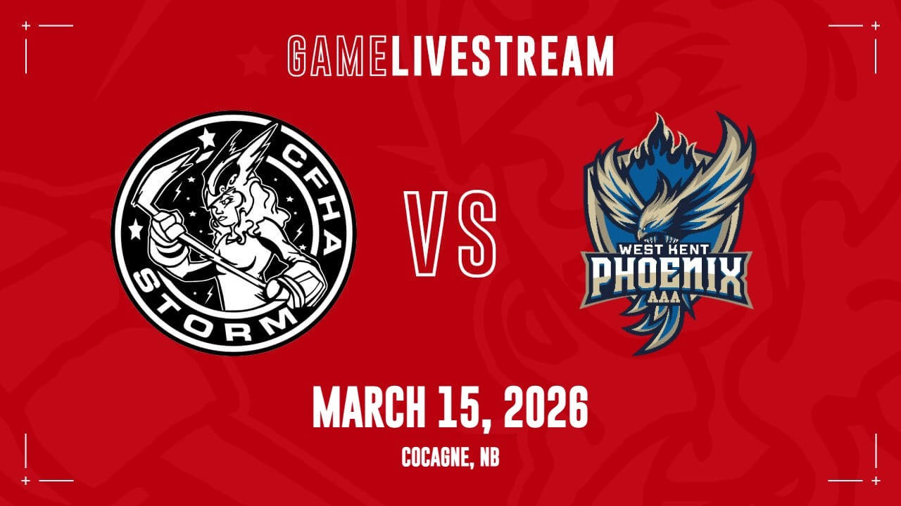 Mar 15, 2026 - U15AAA CFHA Storm v West Kent Phoenix