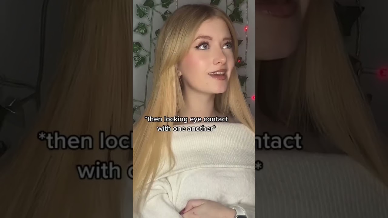 #pov : your talking to someone you like but eye contact hits&hellip; #relatable #shorts #eyecontact