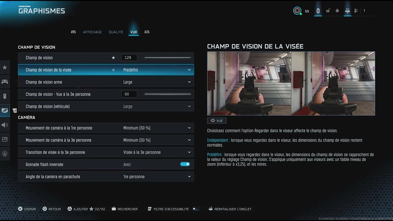 Mes SETTINGS 2026 ps5 sur wz