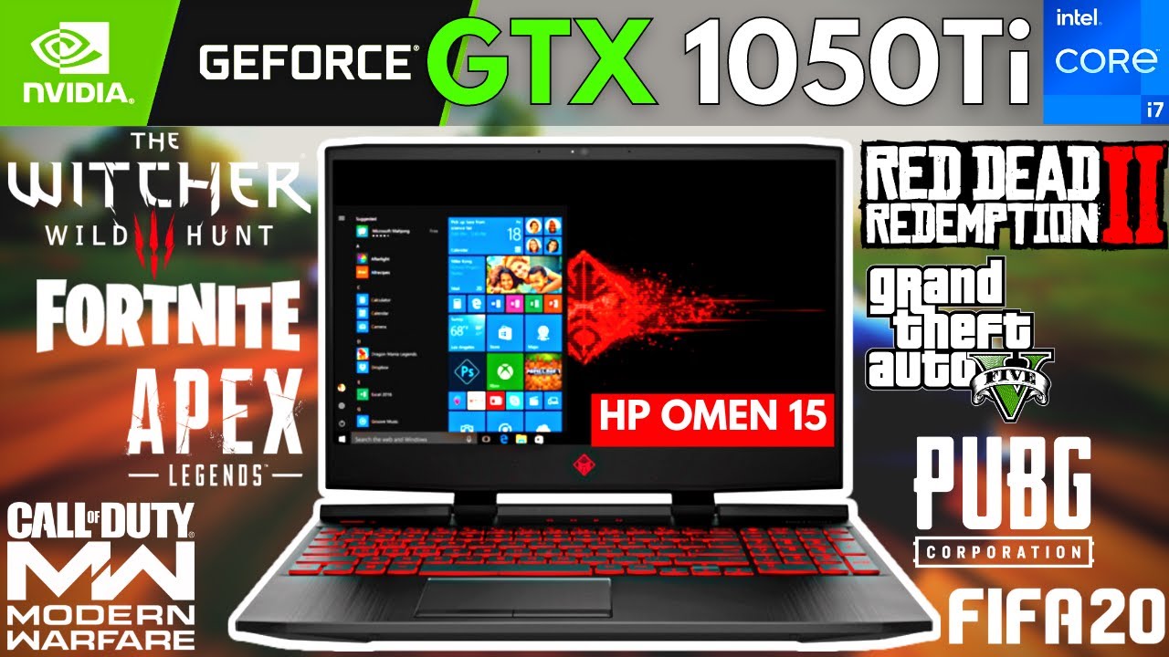 GTX 1050Ti laptop test in 8 games in 2022
