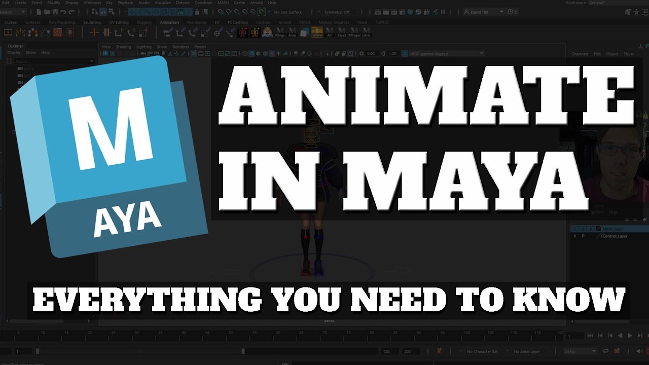 Everything You Need to Know to Start Animating in Maya in ONE Video | Maya Animation Tutorial