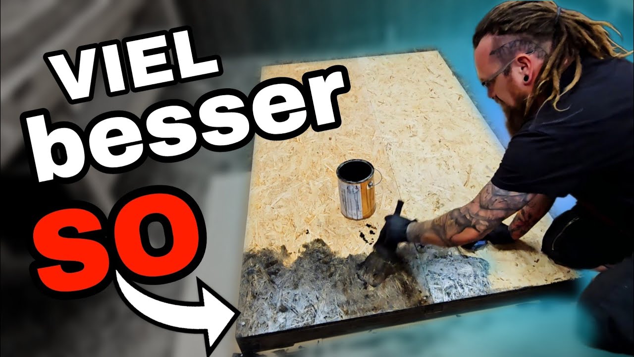 DAS hat was😲 OSB streichen mit La...